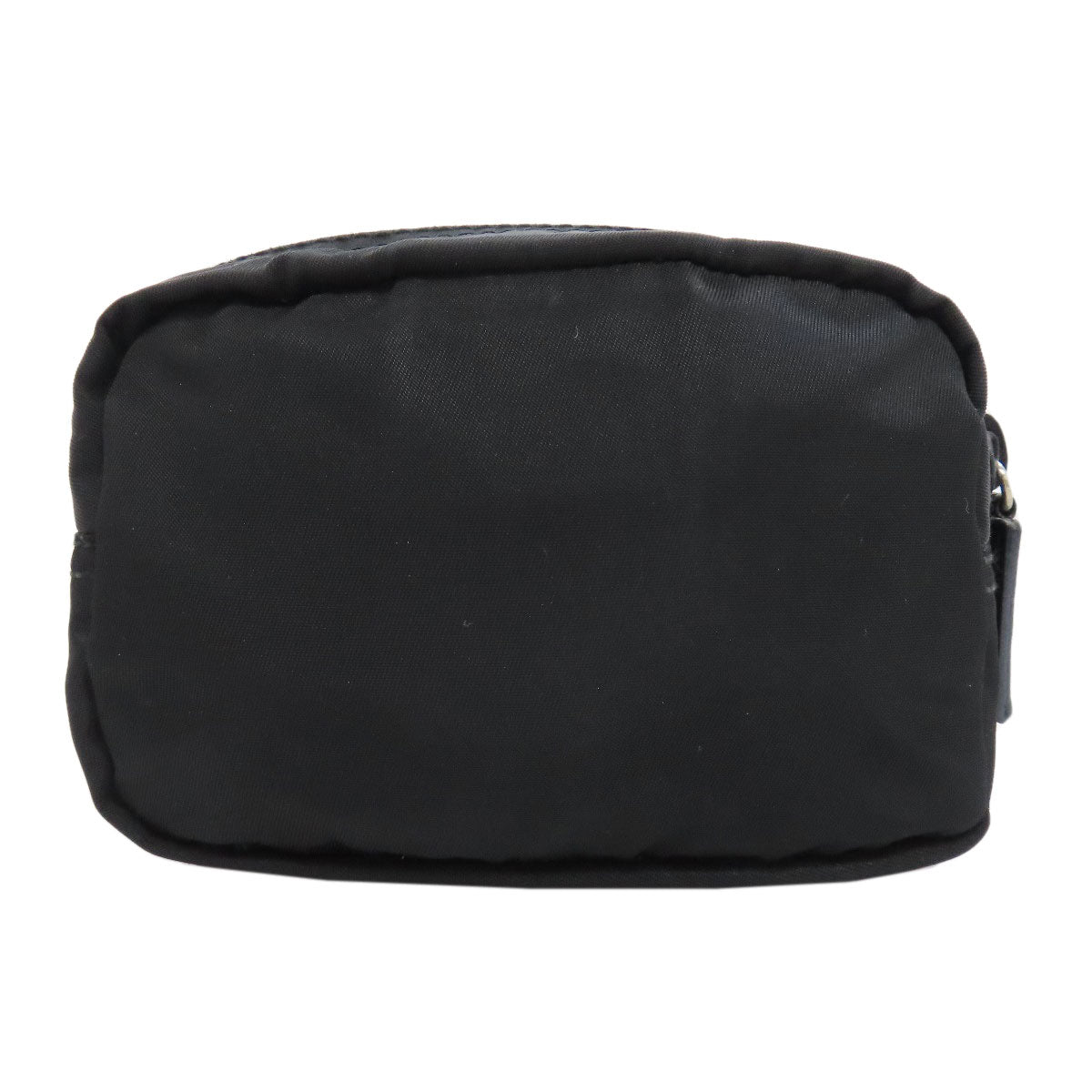PRADA Accessory pouch Nylon black logoMetal