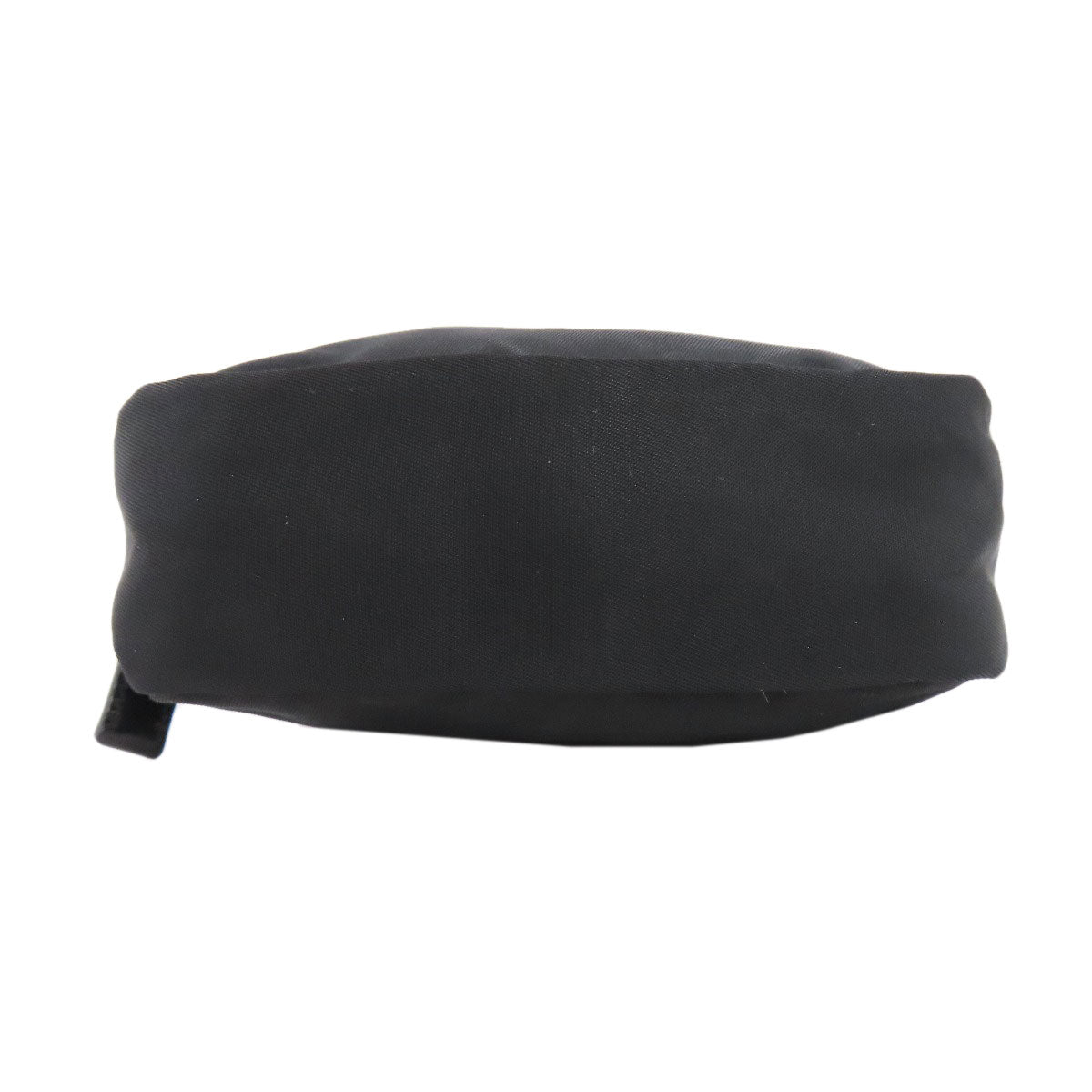 PRADA Accessory pouch Nylon black logoMetal