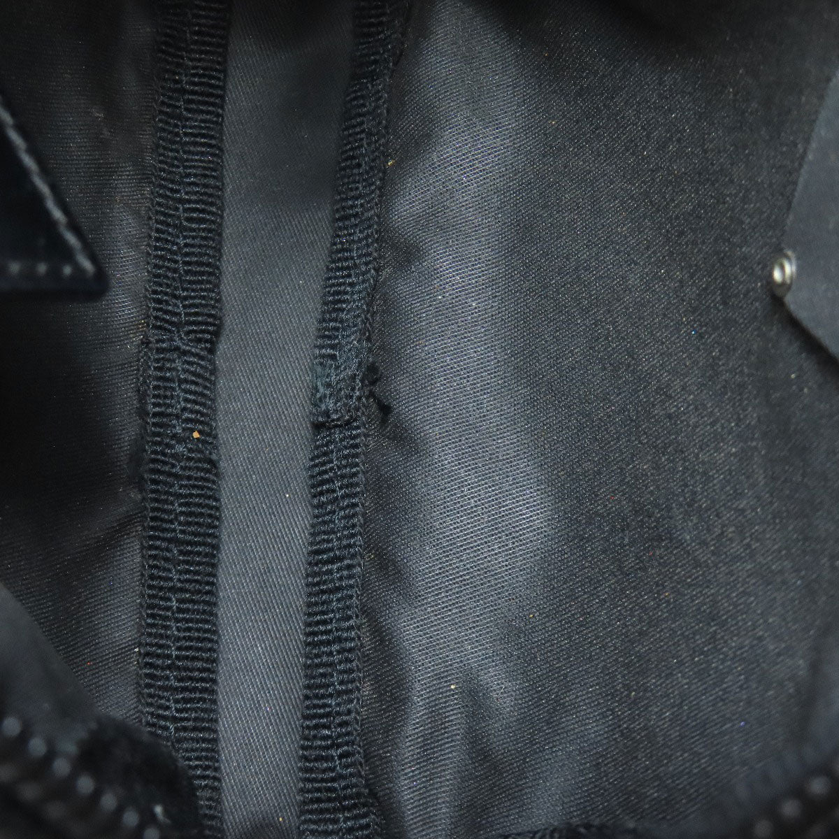 PRADA Accessory pouch Nylon black logoMetal