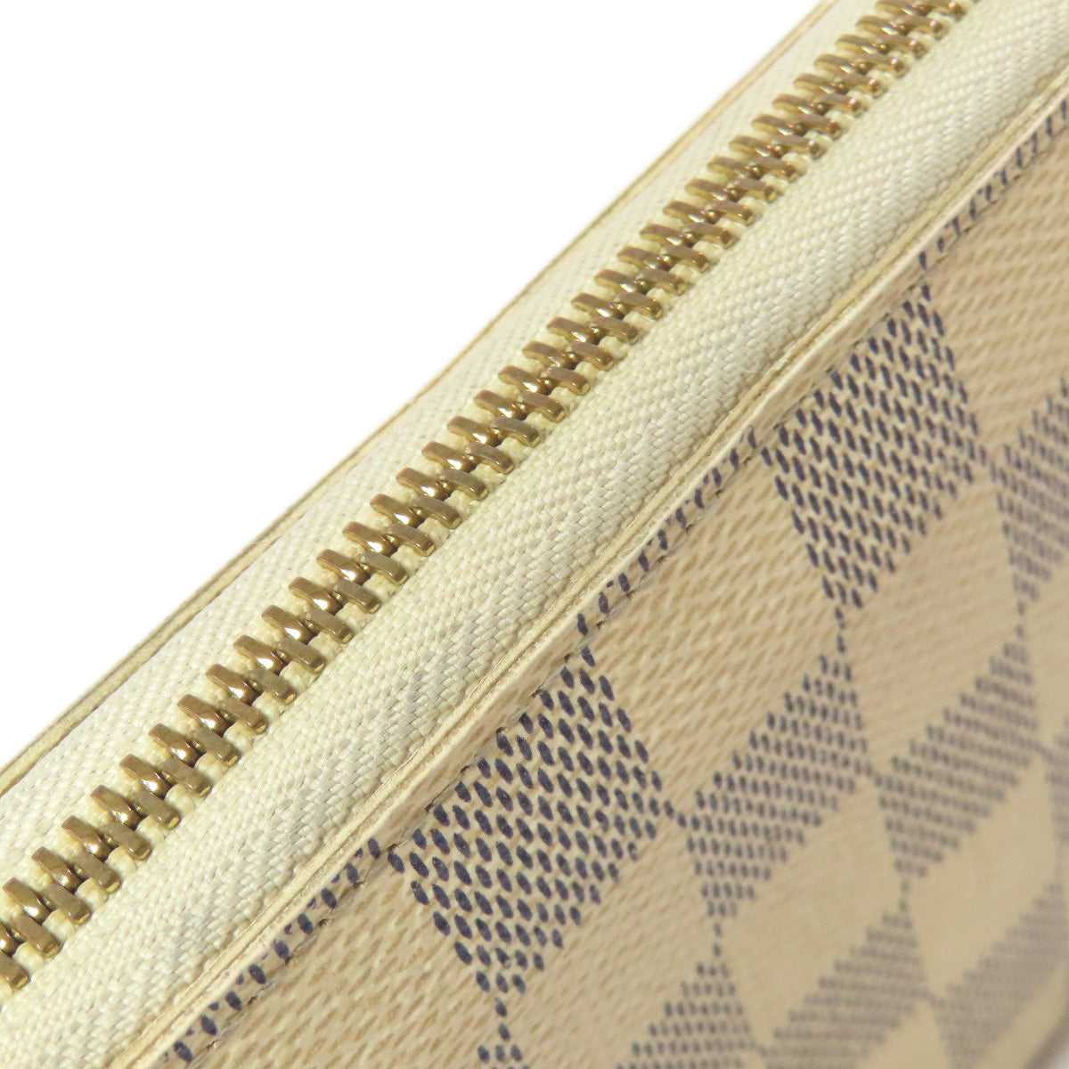 LOUIS VUITTON Long Wallet Purse N41660 Damier canvas Two-tone (gray) Zippy Wallet Damier Azur