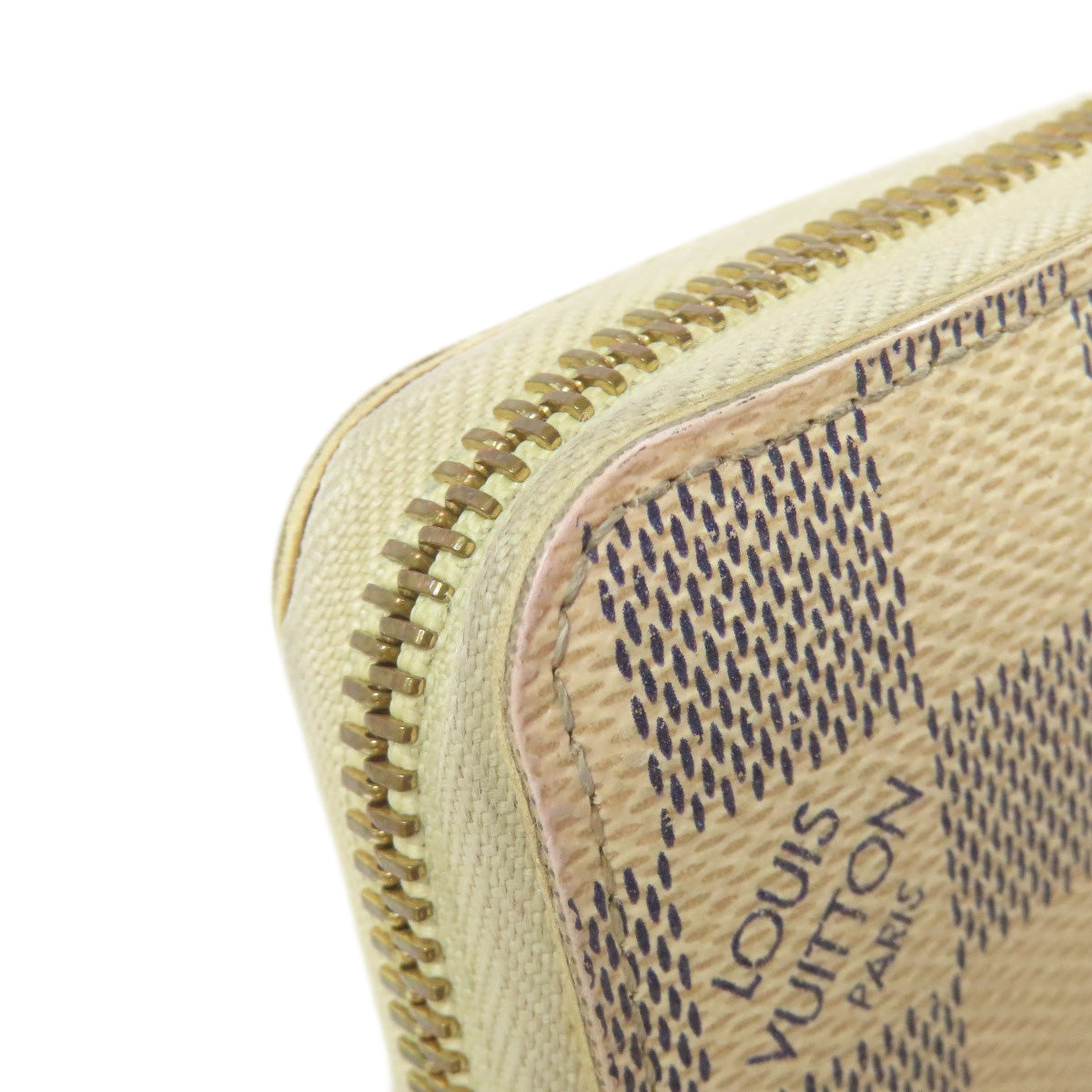 LOUIS VUITTON Long Wallet Purse N41660 Damier canvas Two-tone (gray) Zippy Wallet Damier Azur