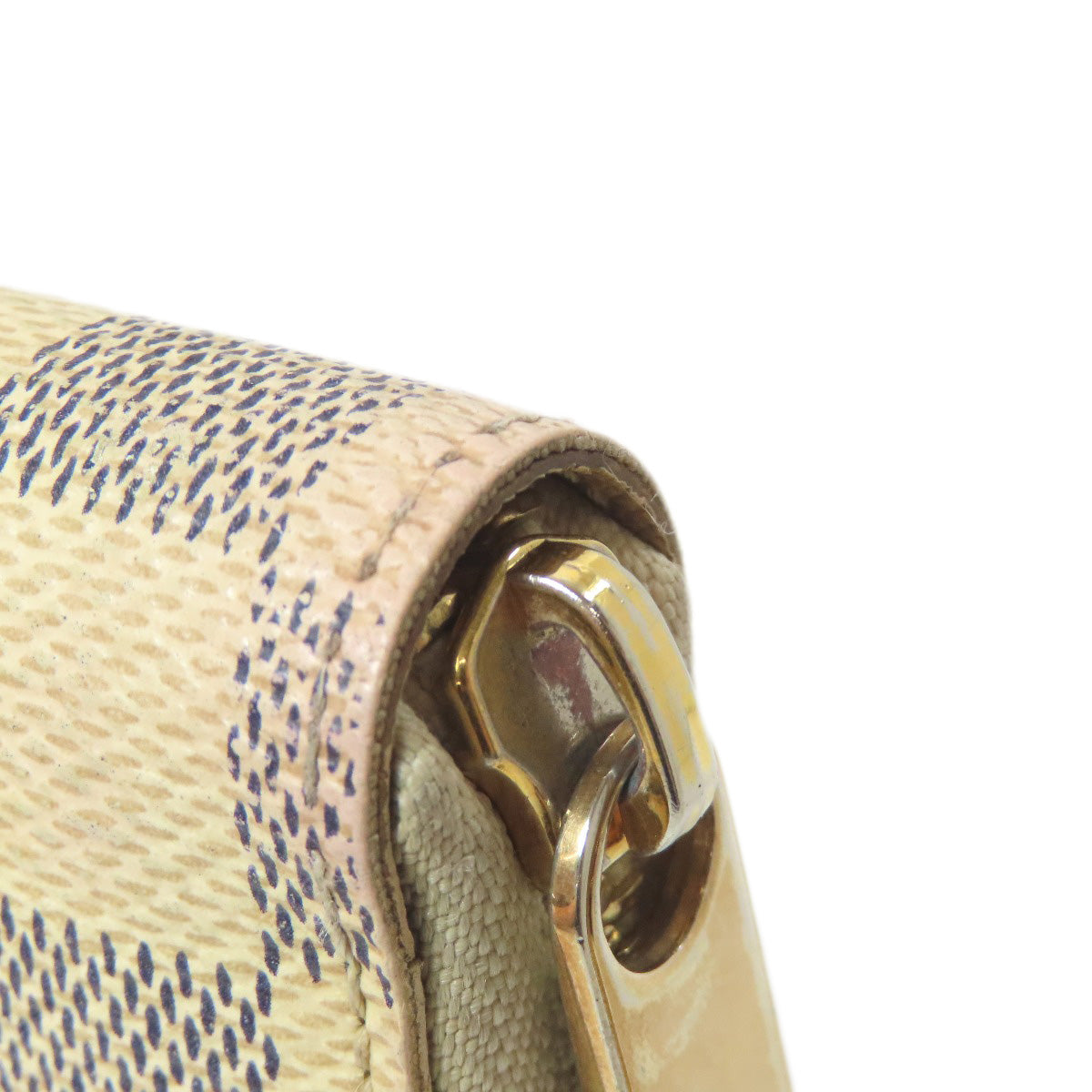 LOUIS VUITTON Long Wallet Purse N41660 Damier canvas Two-tone (gray) Zippy Wallet Damier Azur