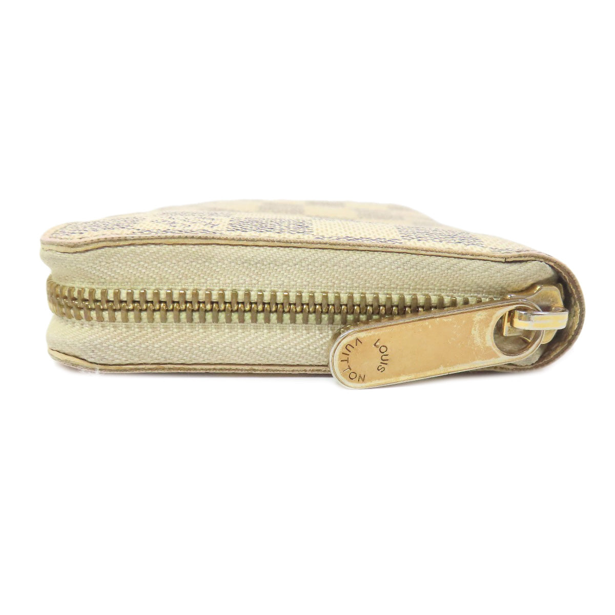 LOUIS VUITTON Long Wallet Purse N41660 Damier canvas Two-tone (gray) Zippy Wallet Damier Azur