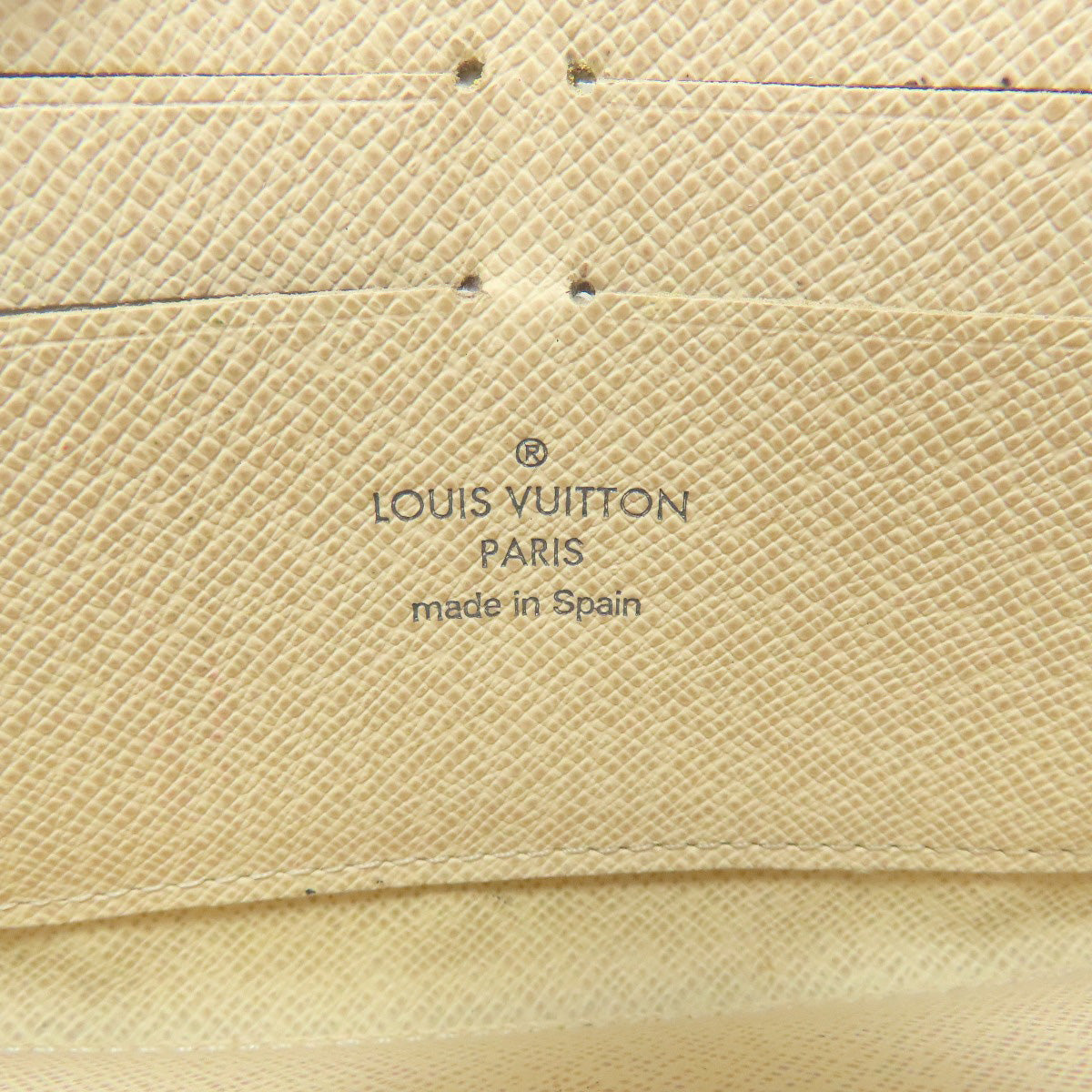 LOUIS VUITTON Long Wallet Purse N41660 Damier canvas Two-tone (gray) Zippy Wallet Damier Azur