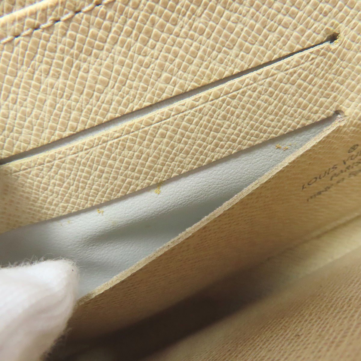 LOUIS VUITTON Long Wallet Purse N41660 Damier canvas Two-tone (gray) Zippy Wallet Damier Azur