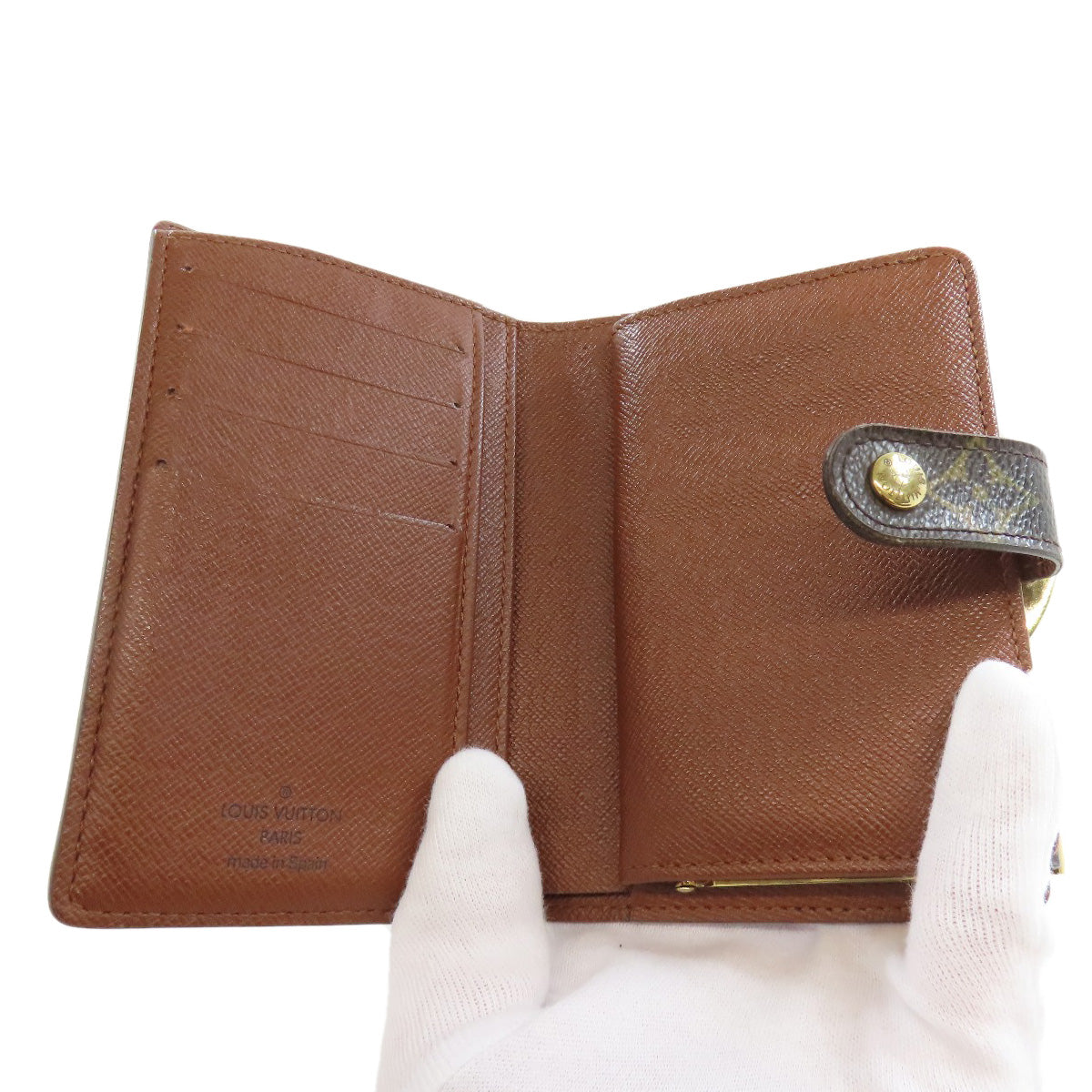 LOUIS VUITTON Bifold Wallet M61663 Monogram canvas Brown Portomoné Vienova