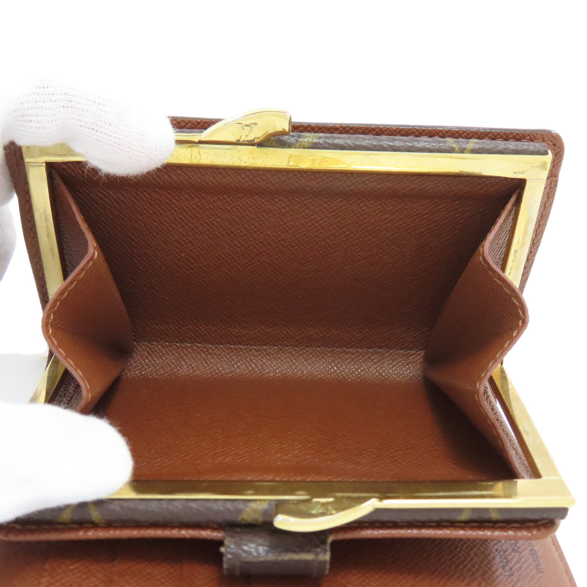 LOUIS VUITTON Bifold Wallet M61663 Monogram canvas Brown Portomoné Vienova