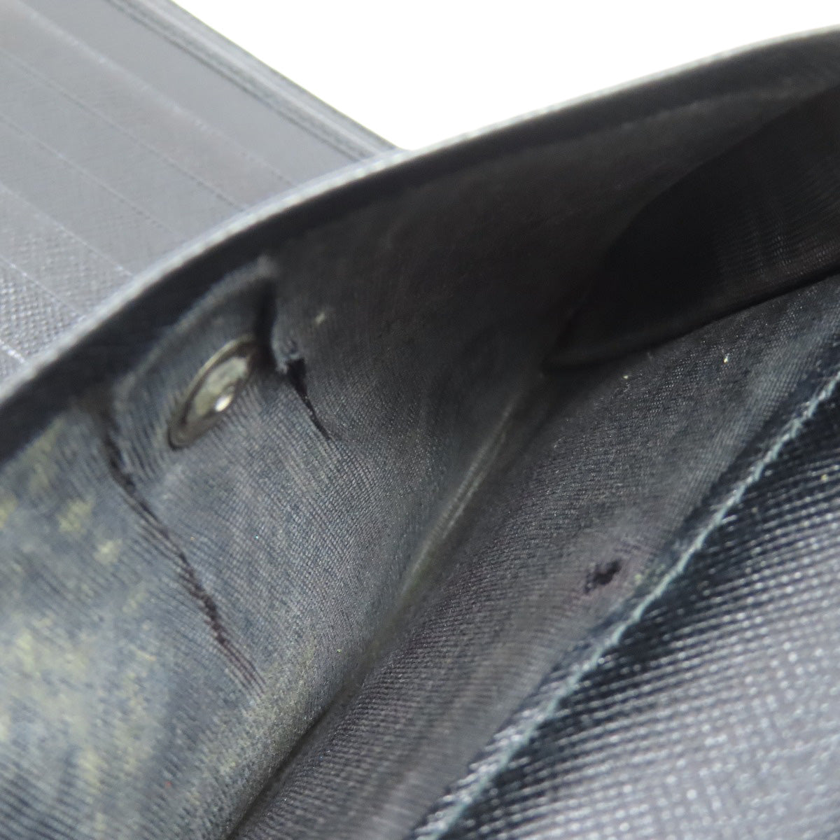 PRADA Bifold Wallet M170 Nylon black logoMetal