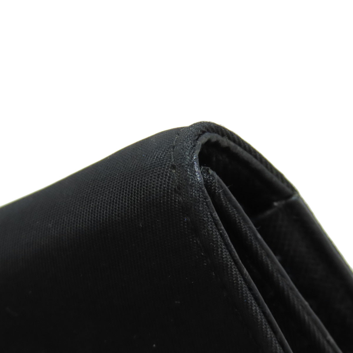 PRADA Bifold Wallet M170 Nylon black logoMetal