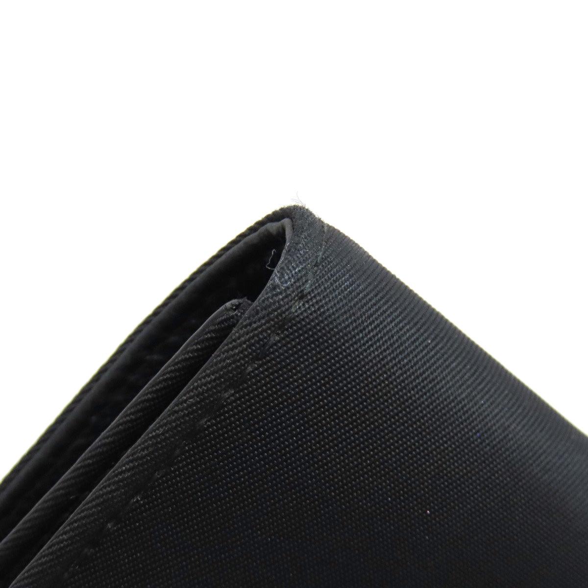 PRADA Bifold Wallet M170 Nylon black logoMetal