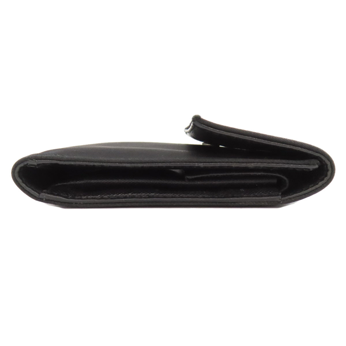 PRADA Bifold Wallet M170 Nylon black logoMetal
