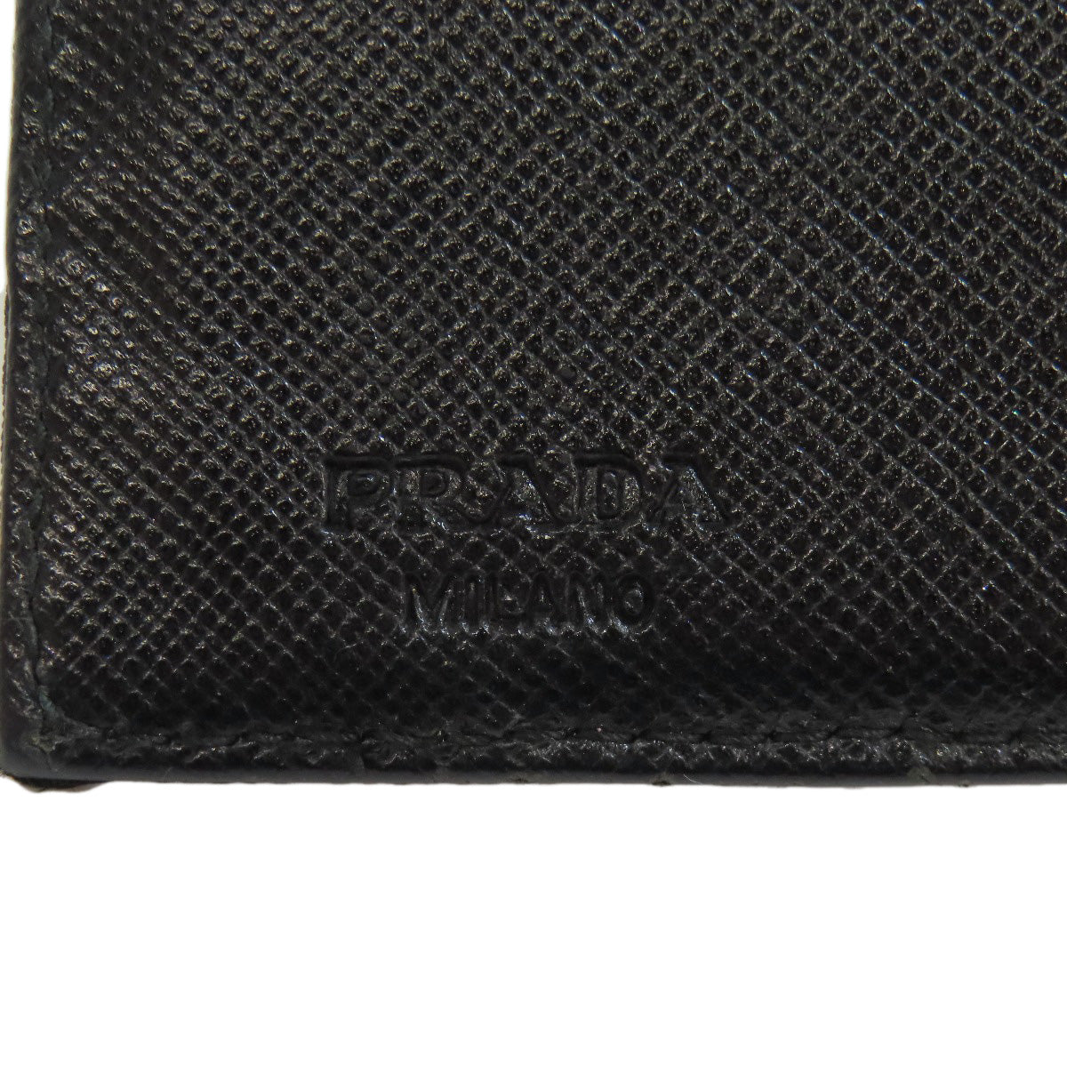 PRADA Bifold Wallet M170 Nylon black logoMetal