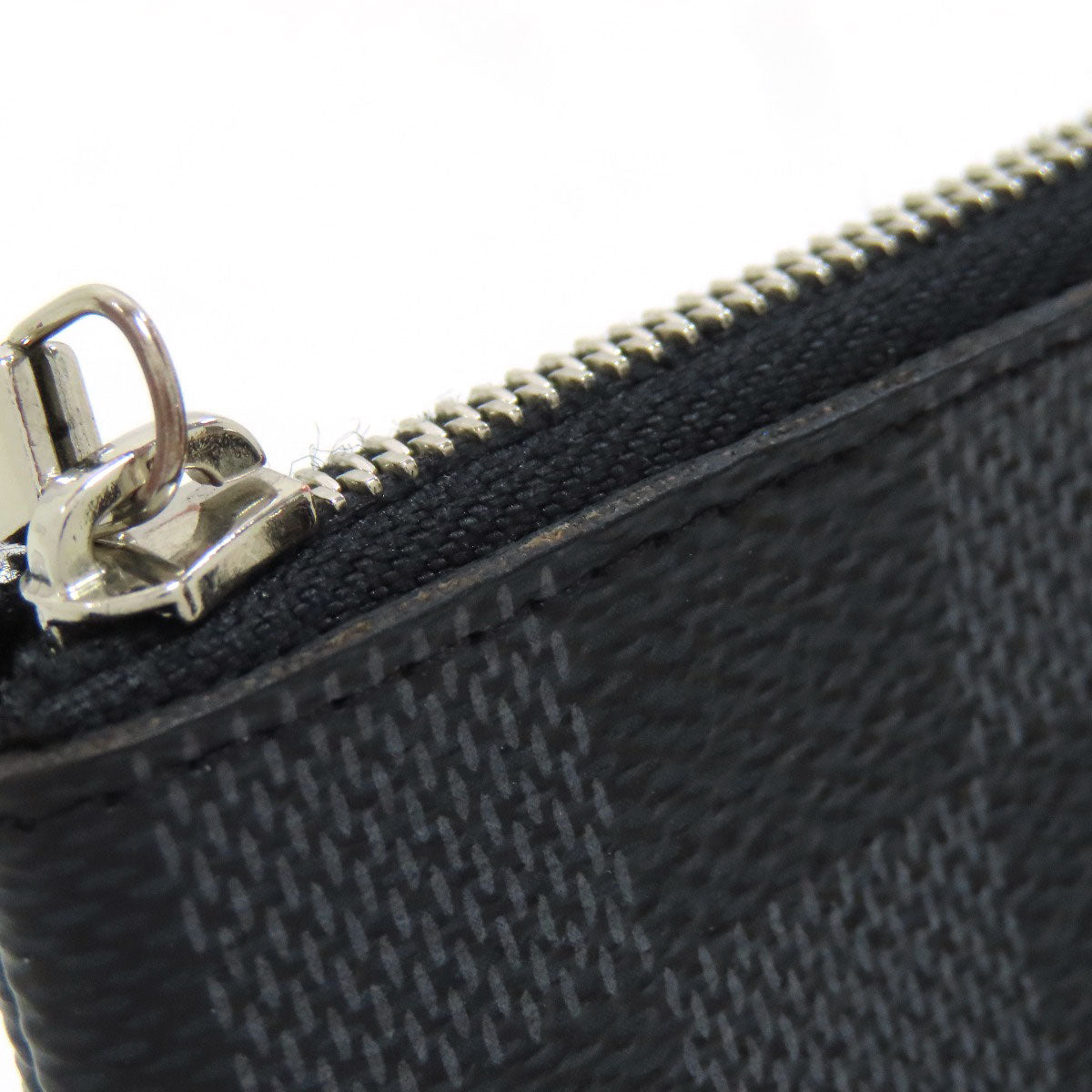 LOUIS VUITTON Coin case N60155 Damier canvas gray Pochette Kle