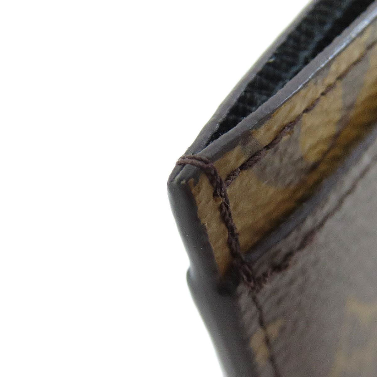 LOUIS VUITTON Card Case M69161 Monogram reverse Brown Porto cult · Simple