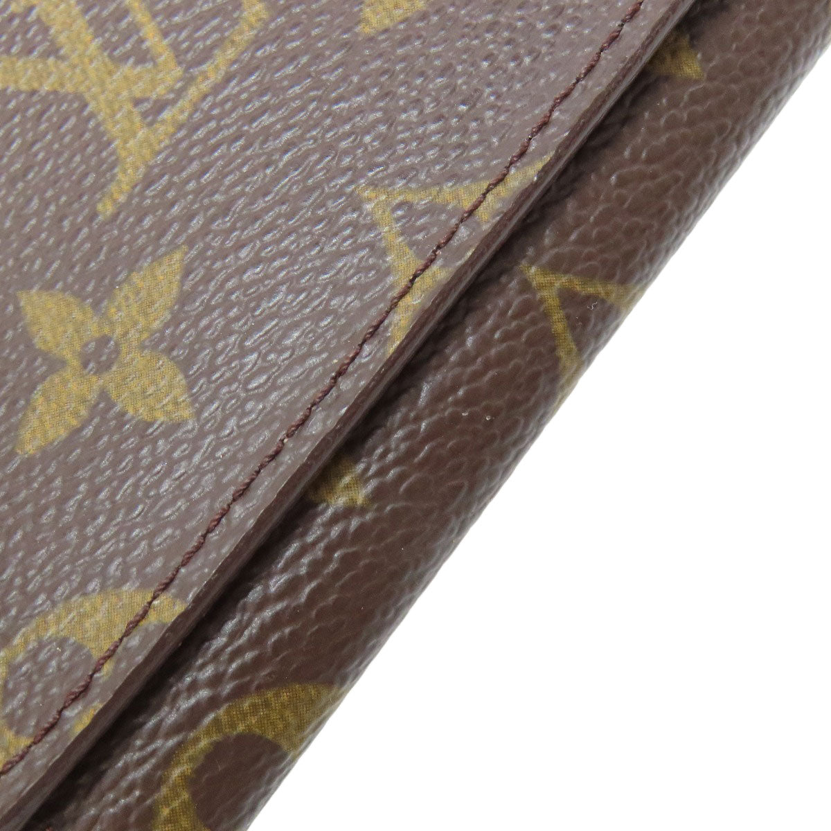 LOUIS VUITTON Card Case M62920 Monogram canvas Brown Anvelope Carte de Visit Card Case