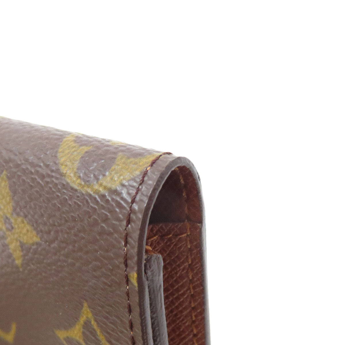 LOUIS VUITTON Card Case M62920 Monogram canvas Brown Anvelope Carte de Visit Card Case