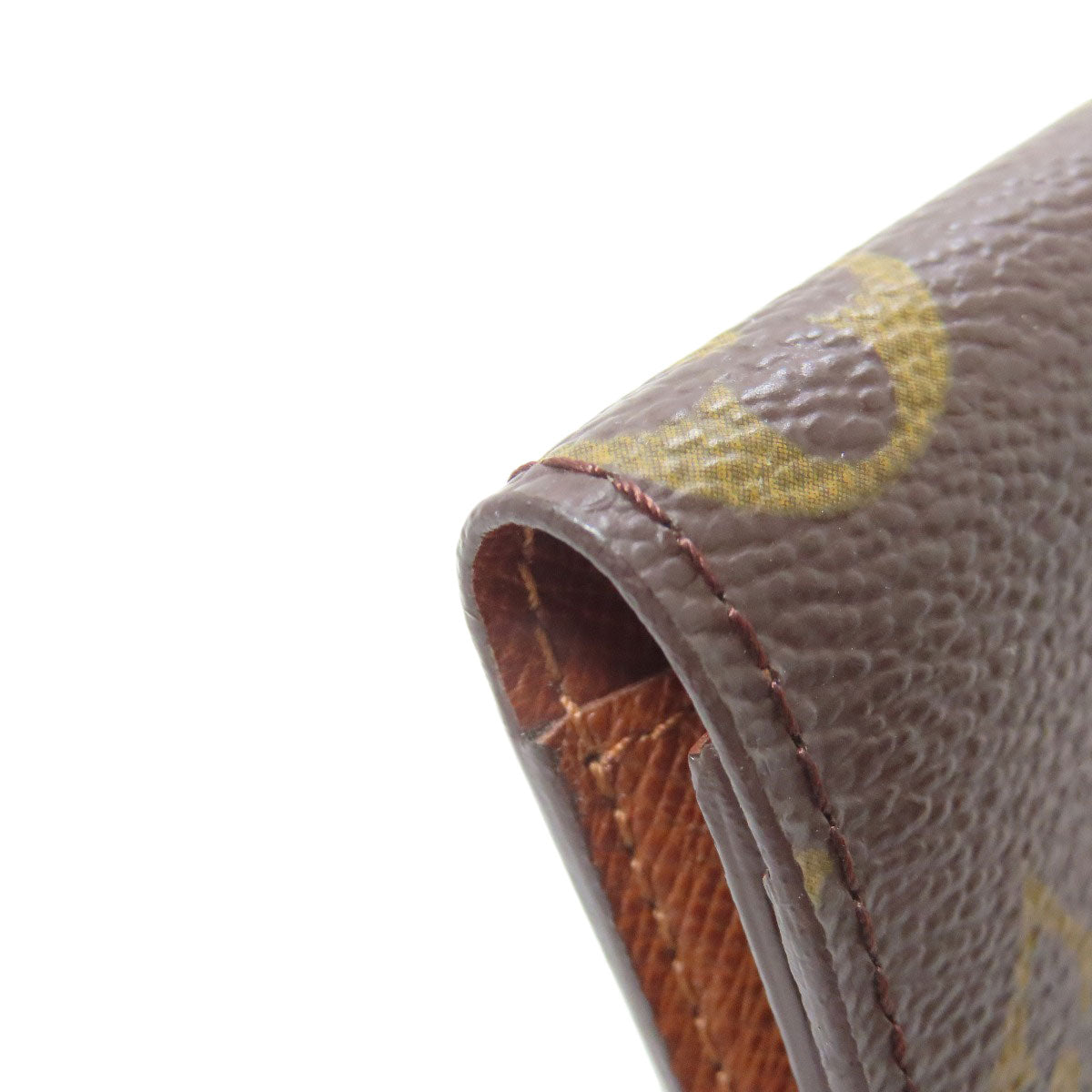 LOUIS VUITTON Card Case M62920 Monogram canvas Brown Anvelope Carte de Visit Card Case
