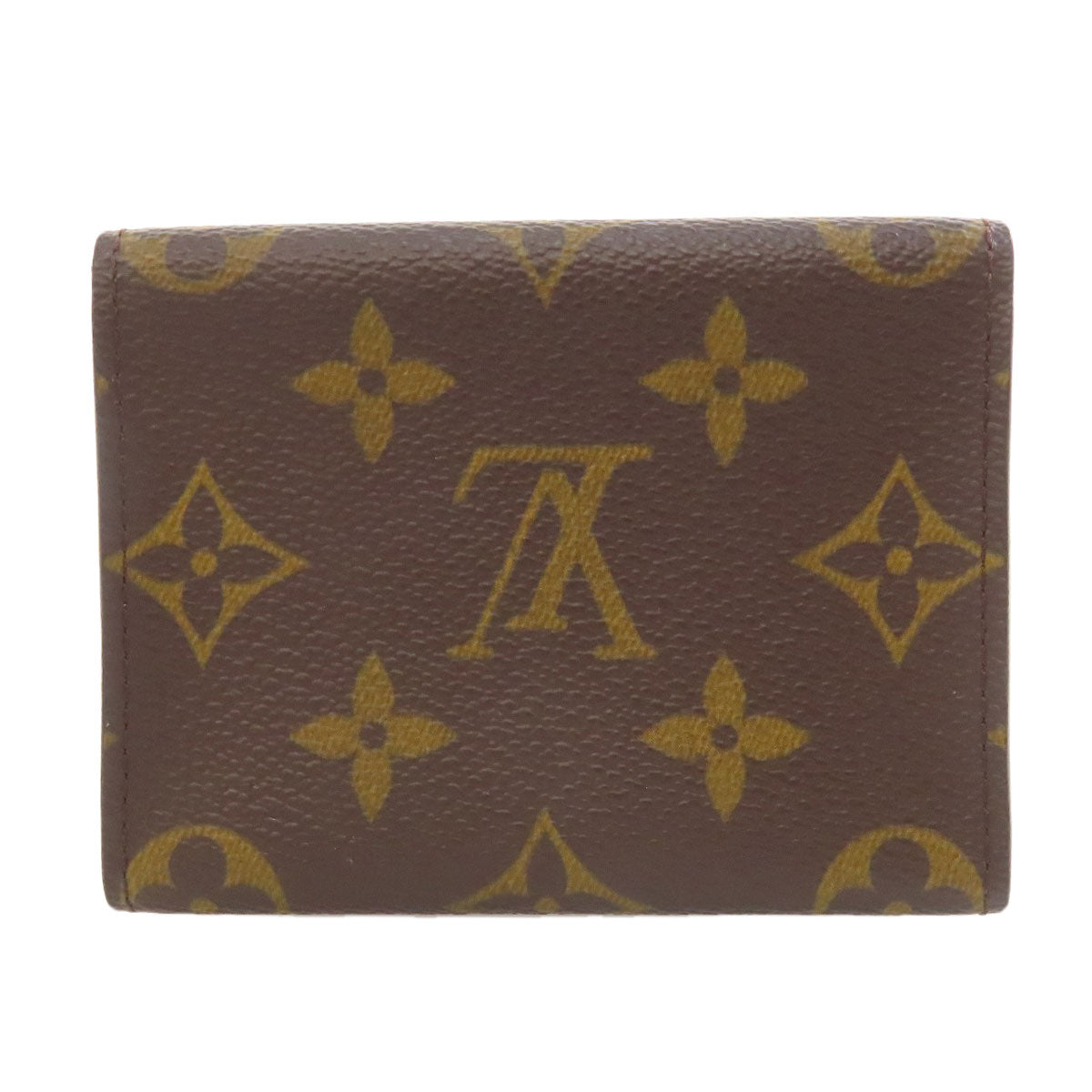 LOUIS VUITTON Card Case M62920 Monogram canvas Brown Anvelope Carte de Visit Card Case