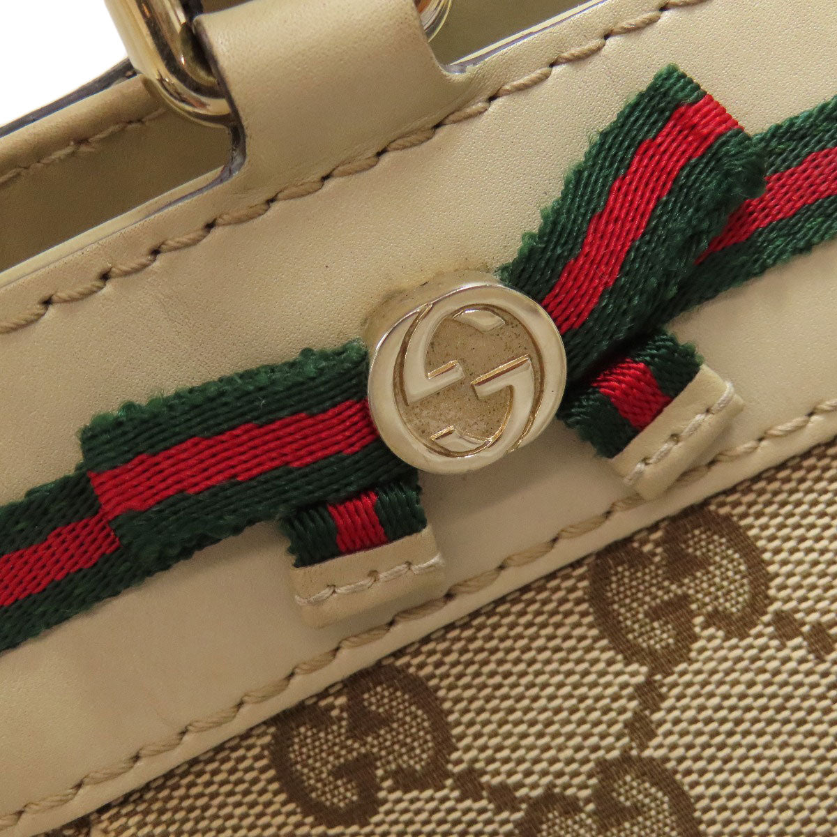 GUCCI Tote Bag 257061 canvas Brown Mayfair Sherry Line