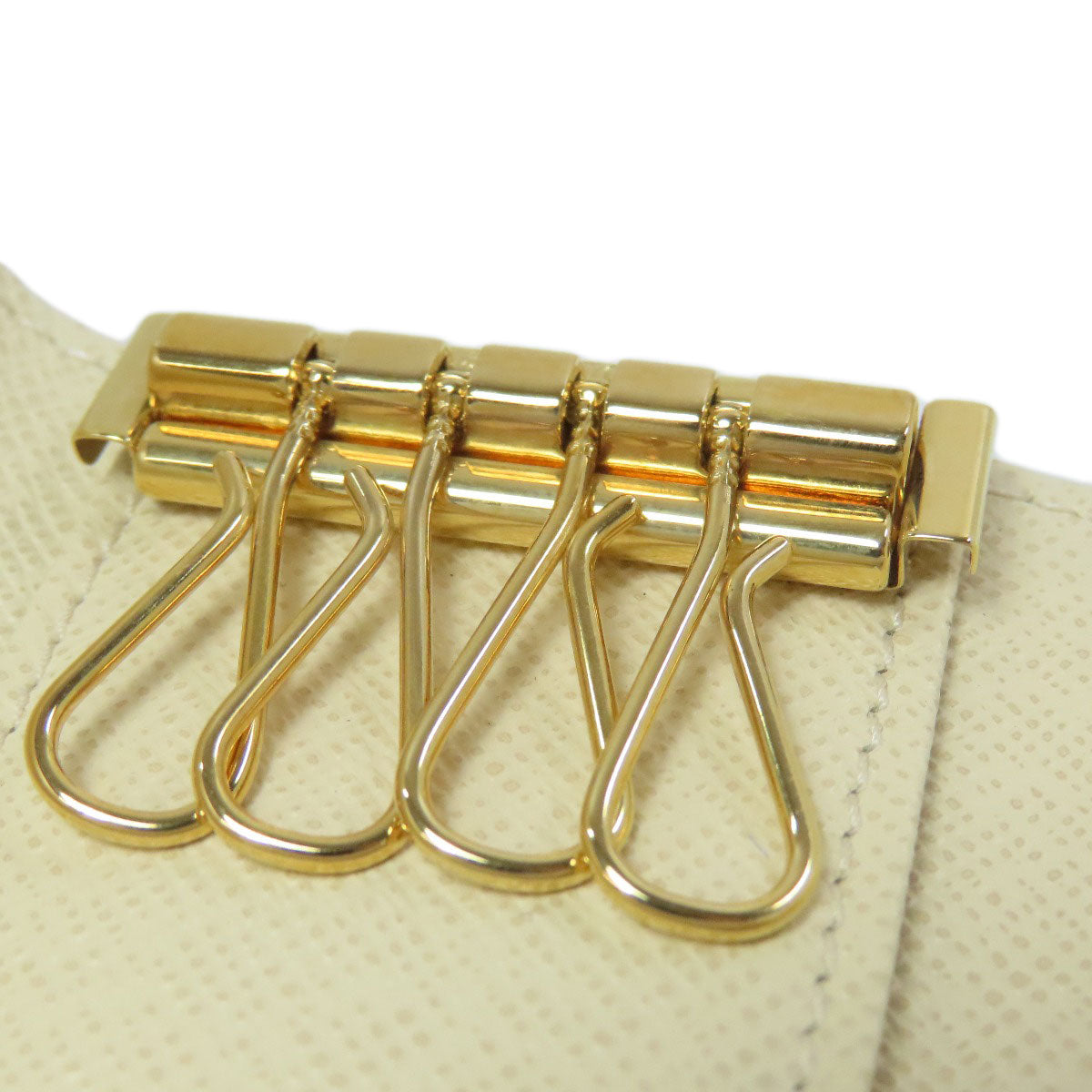 LOUIS VUITTON Key case Key holder N60020 Damier canvas white Multicles4