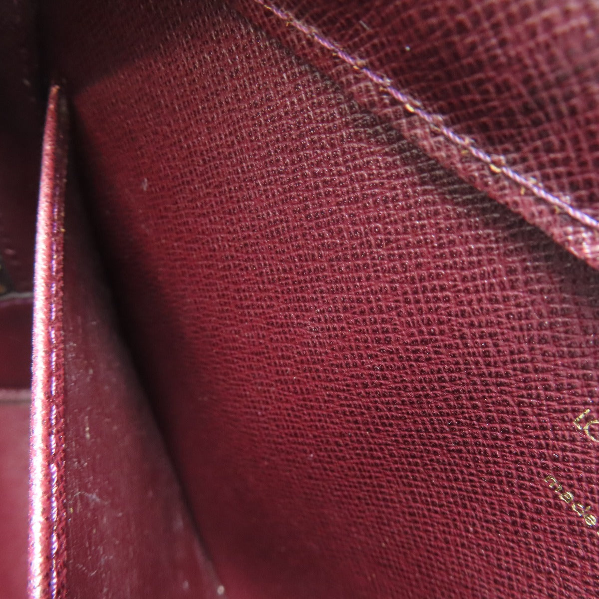LOUIS VUITTON business bag M30186 Taiga Leather purple Baikal