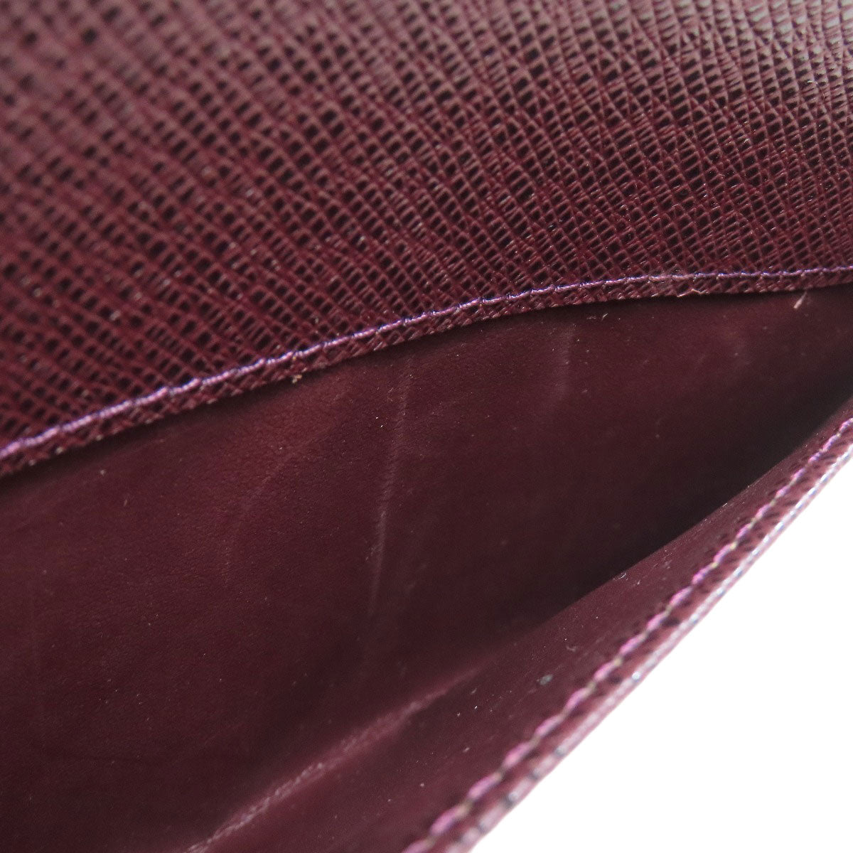 LOUIS VUITTON business bag M30186 Taiga Leather purple Baikal