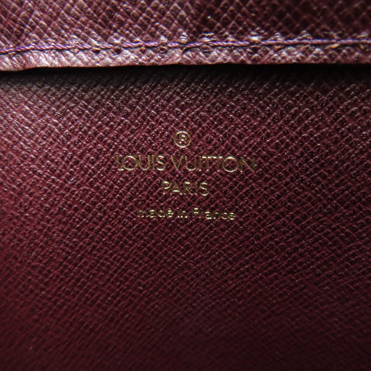 LOUIS VUITTON business bag M30186 Taiga Leather purple Baikal