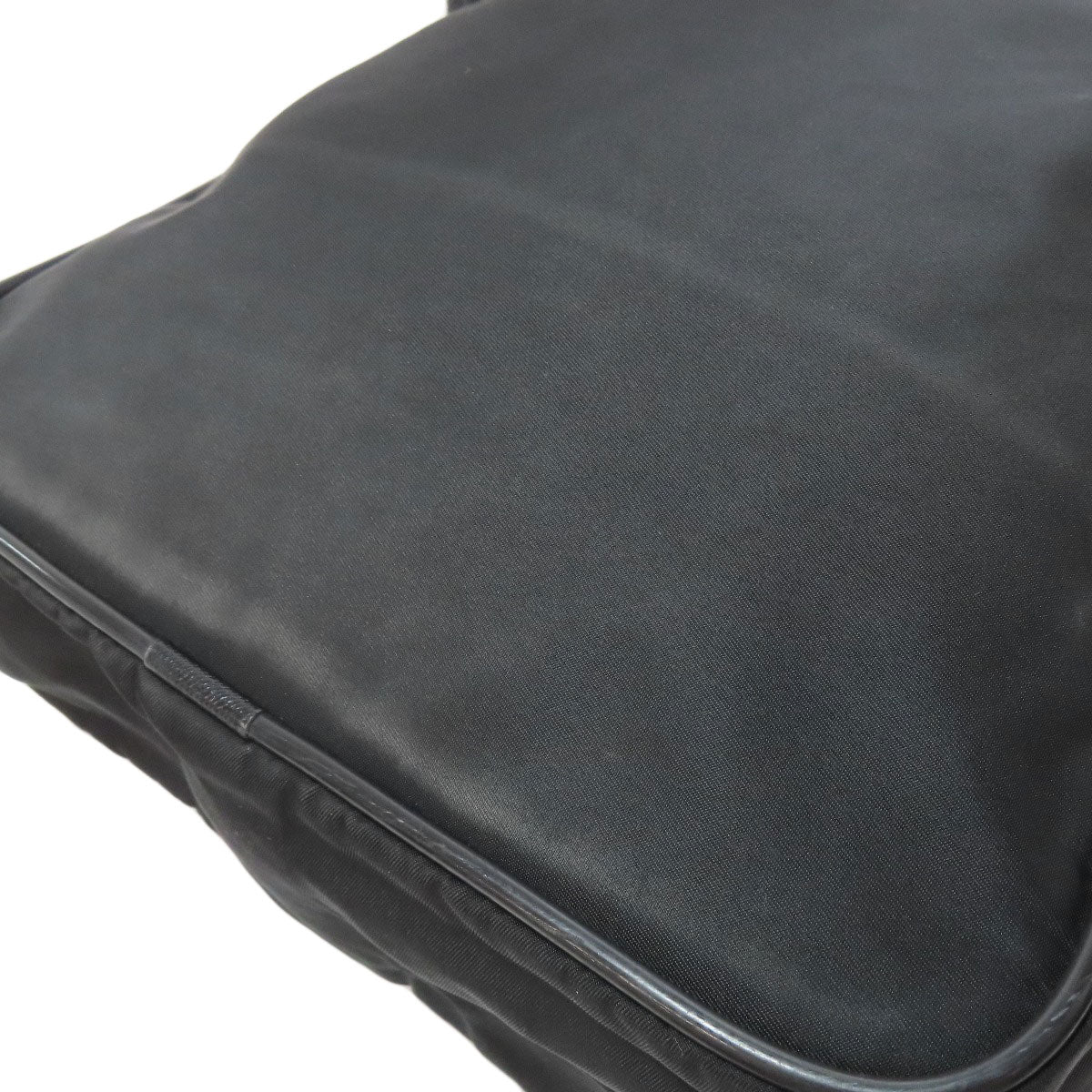 PRADA Shoulder Bag Nylon black logoMetal