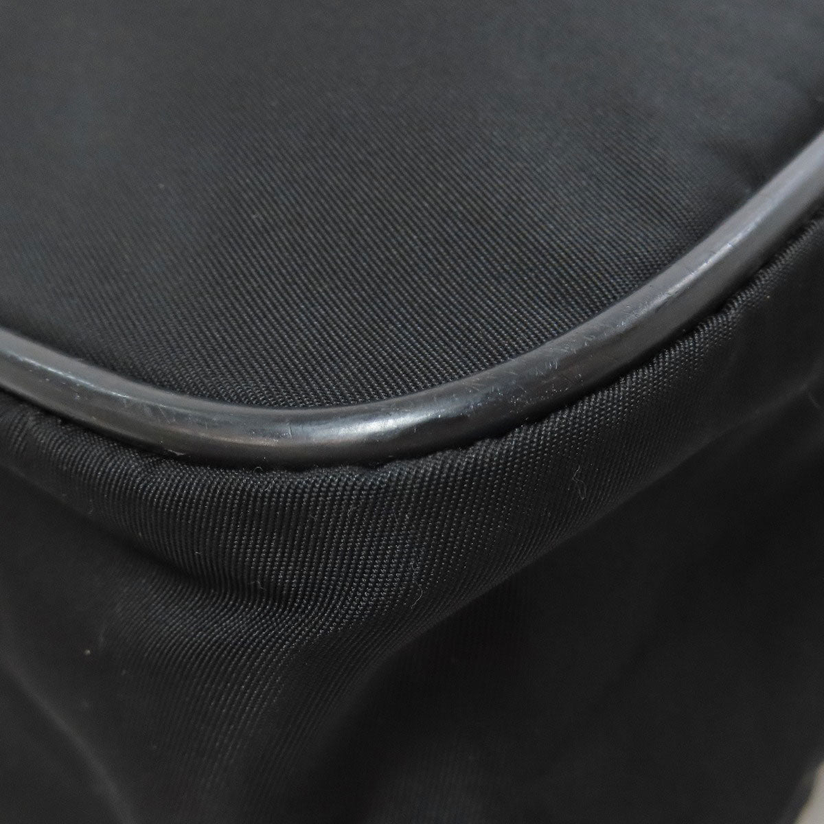 PRADA Shoulder Bag Nylon black logoMetal