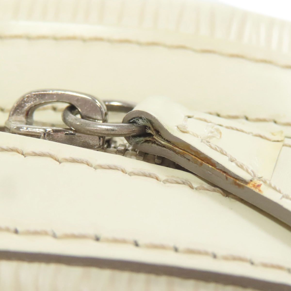 LOUIS VUITTON Handbag M5931J Epi white Bowling Montaigne GM