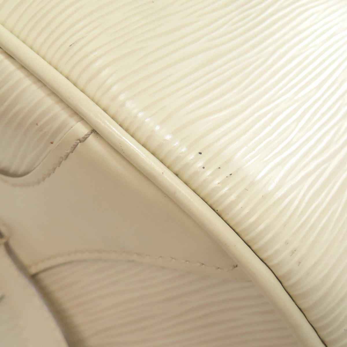 LOUIS VUITTON Handbag M5931J Epi white Bowling Montaigne GM