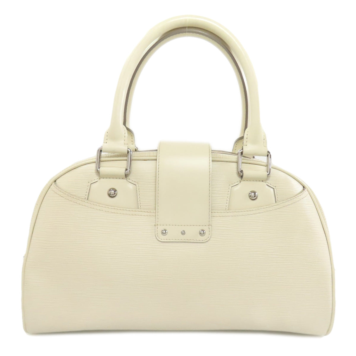 LOUIS VUITTON Handbag M5931J Epi white Bowling Montaigne GM