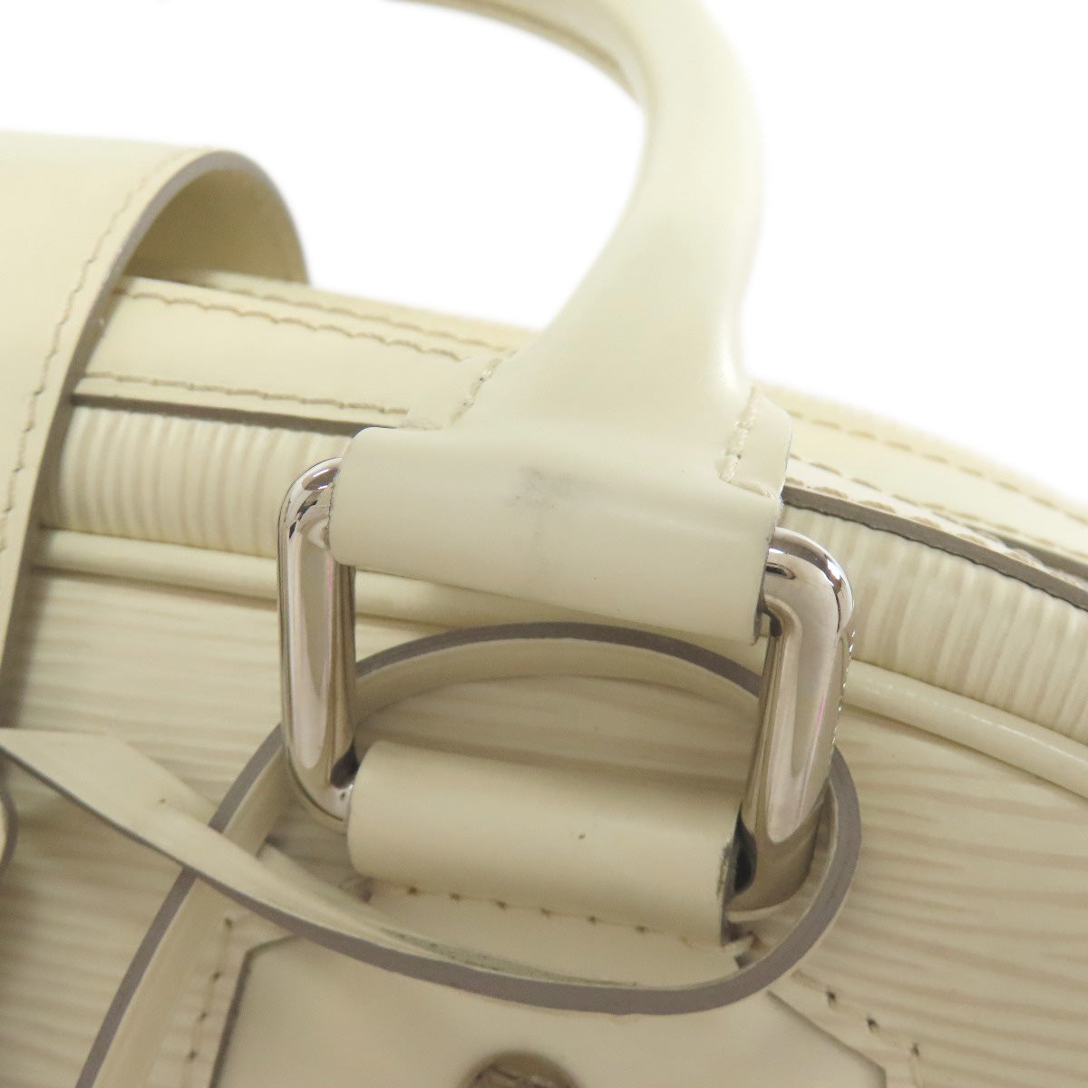 LOUIS VUITTON Handbag M5931J Epi white Bowling Montaigne GM