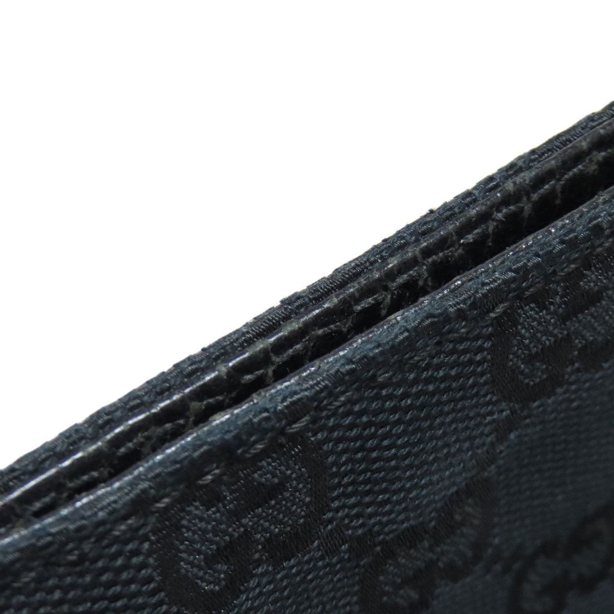 GUCCI Shoulder Bag 122793 canvas black GG
