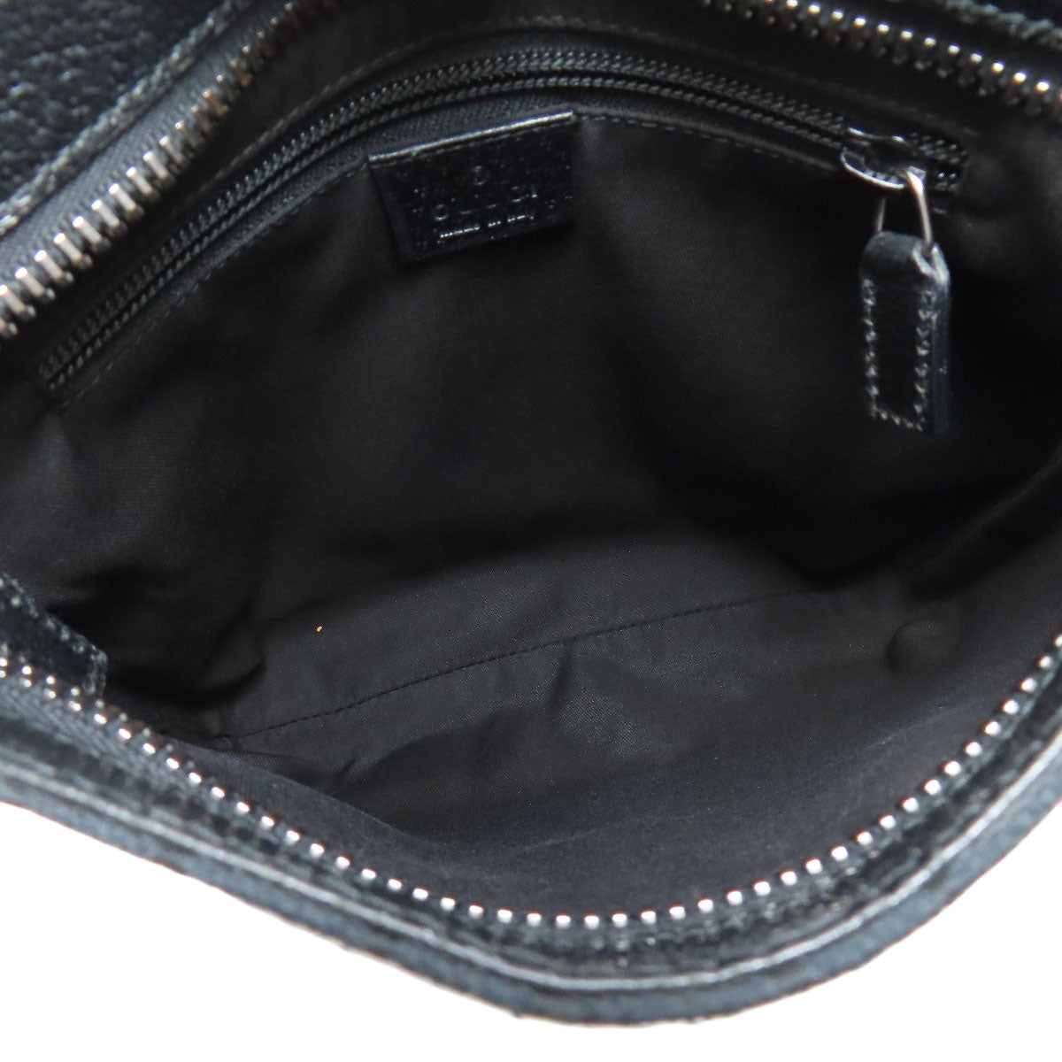 GUCCI Shoulder Bag 122793 canvas black GG