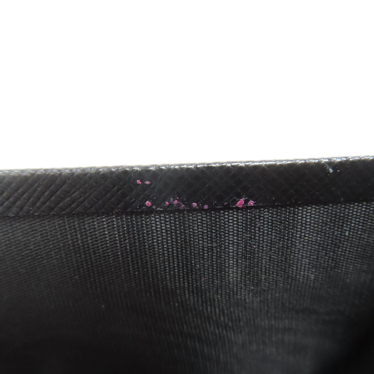 PRADA Long Wallet Purse Safiano black logo