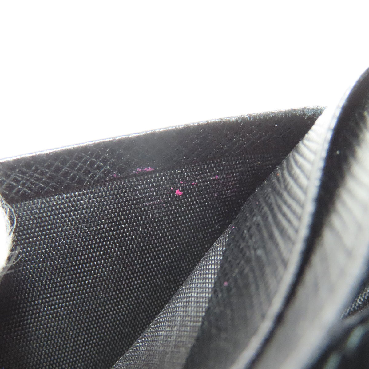 PRADA Long Wallet Purse Safiano black logo