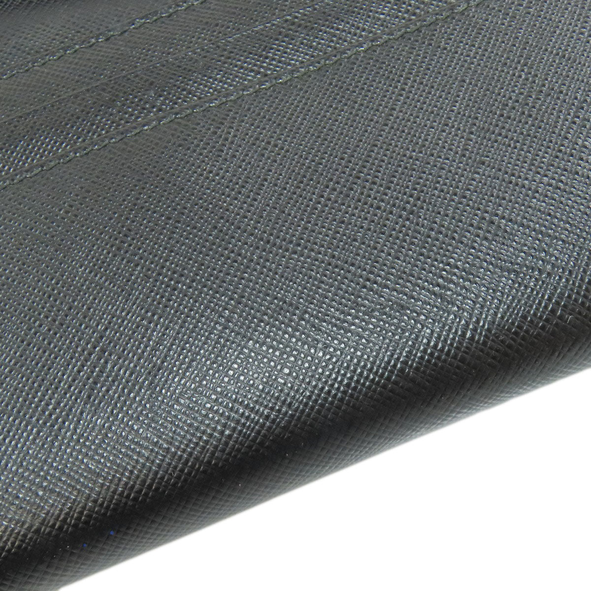 PRADA Long Wallet Purse Safiano black logo