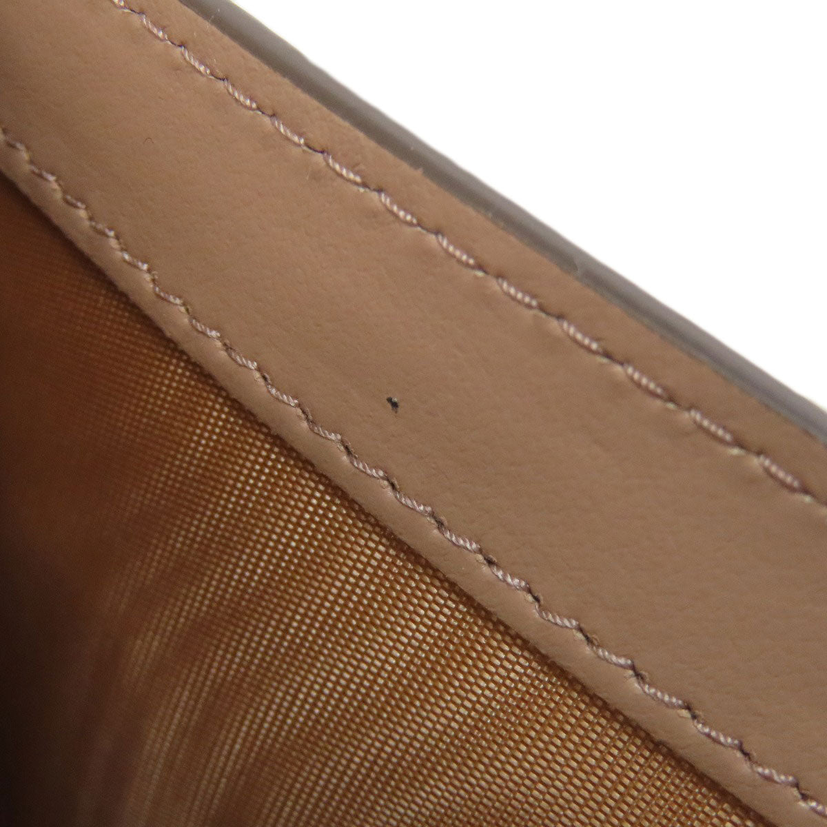 PRADA Bifold Wallet leather beige logo