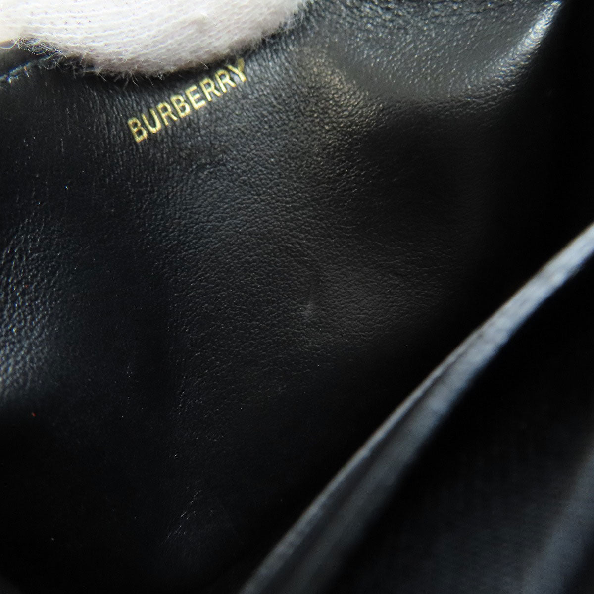 BURBERRY Bifold Wallet PVC Brown logo