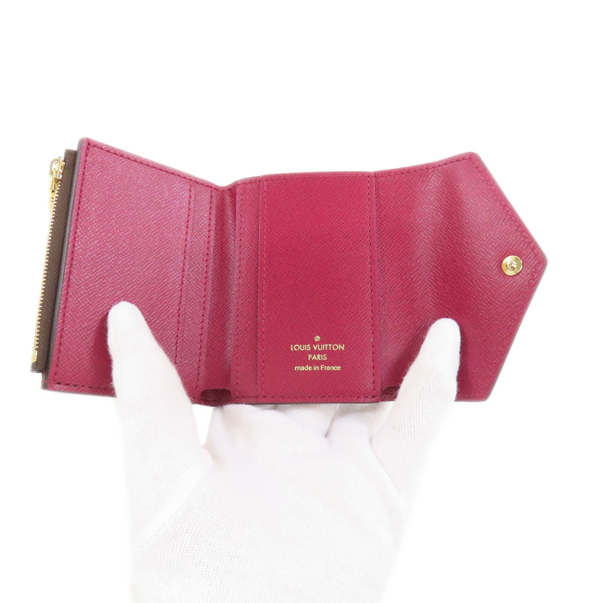 LOUIS VUITTON Bifold Wallet M62932 Monogram canvas Brown Portefeuille Zoe