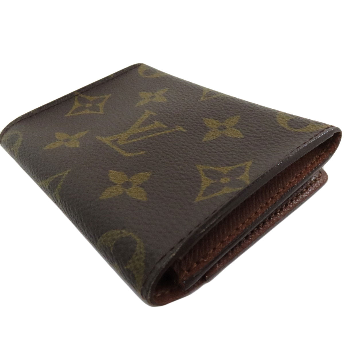 LOUIS VUITTON Card Case M62920 Monogram canvas Brown Anne Vert Cult De Visit
