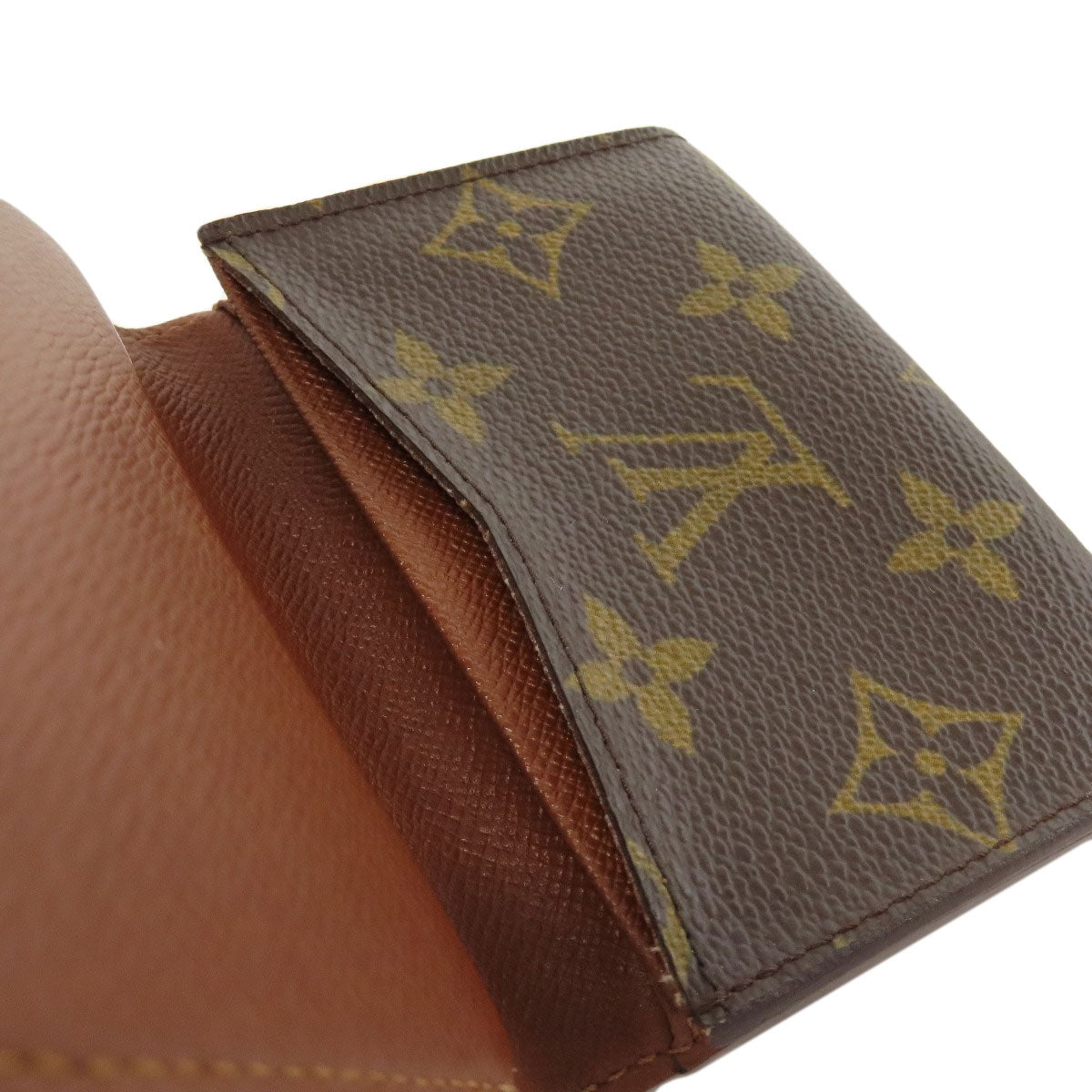 LOUIS VUITTON Card Case M62920 Monogram canvas Brown Anne Vert Cult De Visit