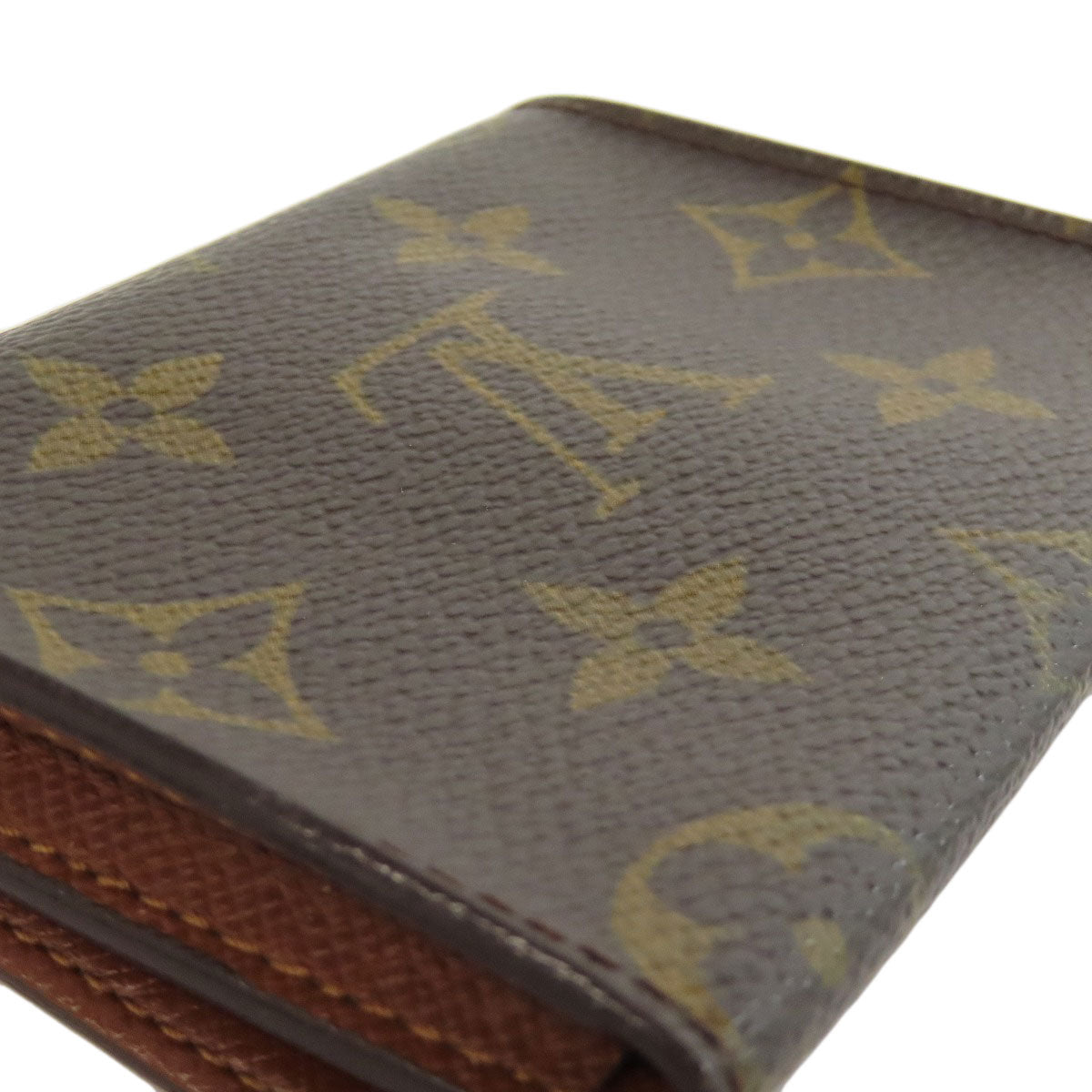 LOUIS VUITTON Card Case M62920 Monogram canvas Brown Anne Vert Cult De Visit