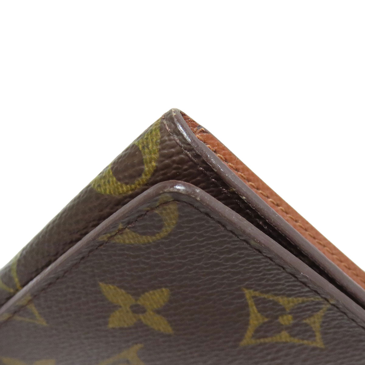 LOUIS VUITTON Card Case M62920 Monogram canvas Brown Anne Vert Cult De Visit