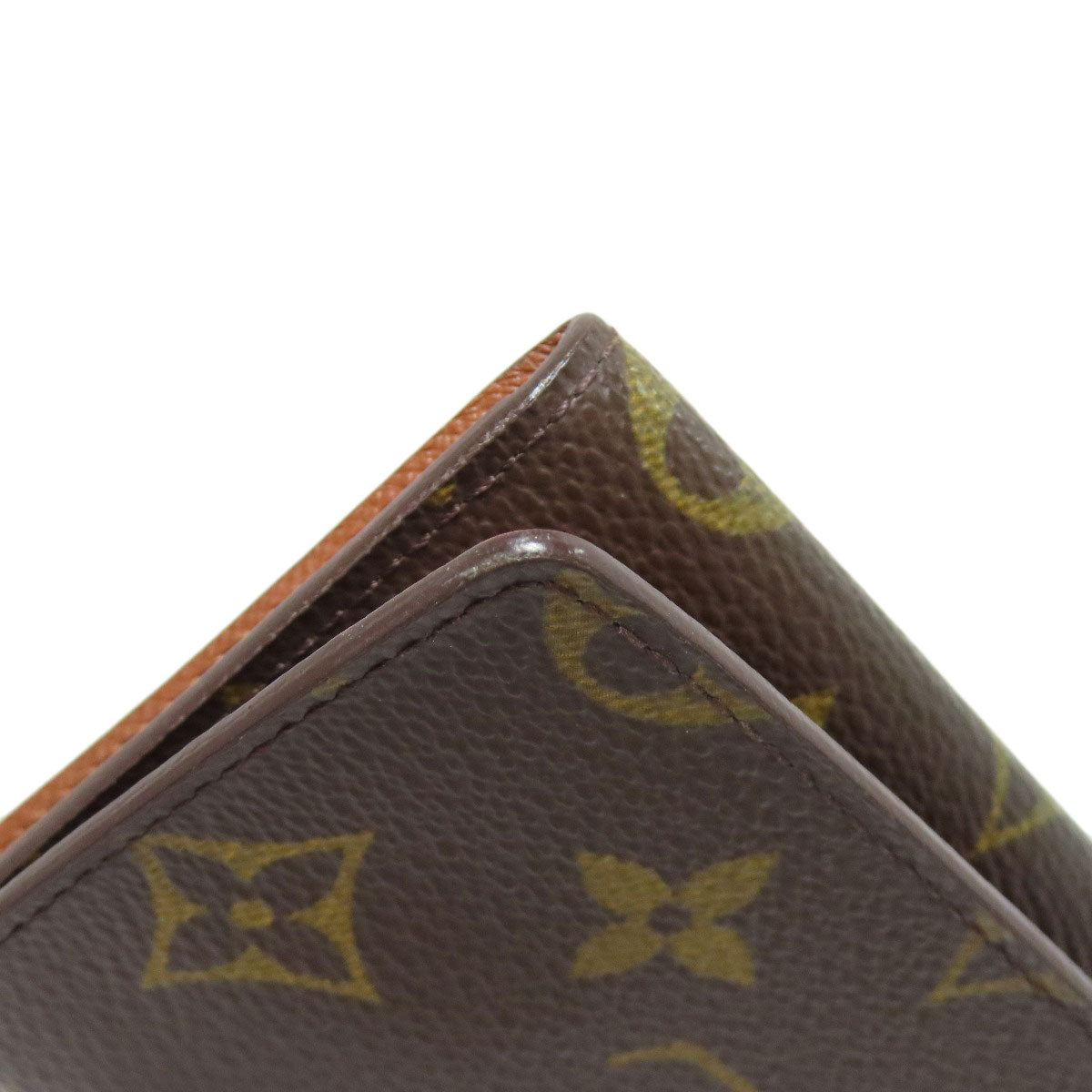 LOUIS VUITTON Card Case M62920 Monogram canvas Brown Anne Vert Cult De Visit