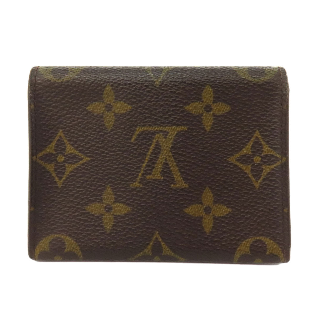 LOUIS VUITTON Card Case M62920 Monogram canvas Brown Anne Vert Cult De Visit