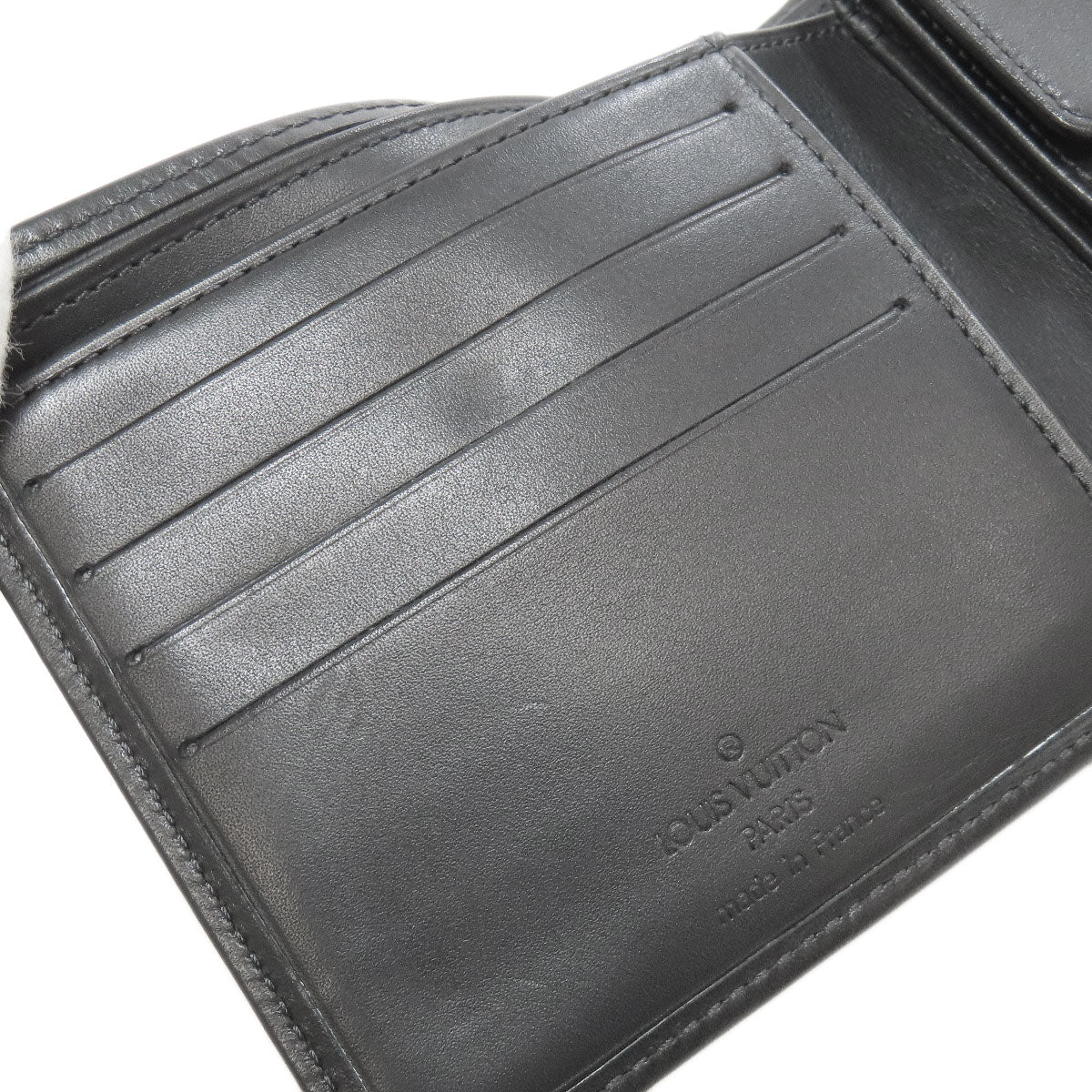LOUIS VUITTON Bifold Wallet M95991 Nappa leather black Portefeuille・Marco