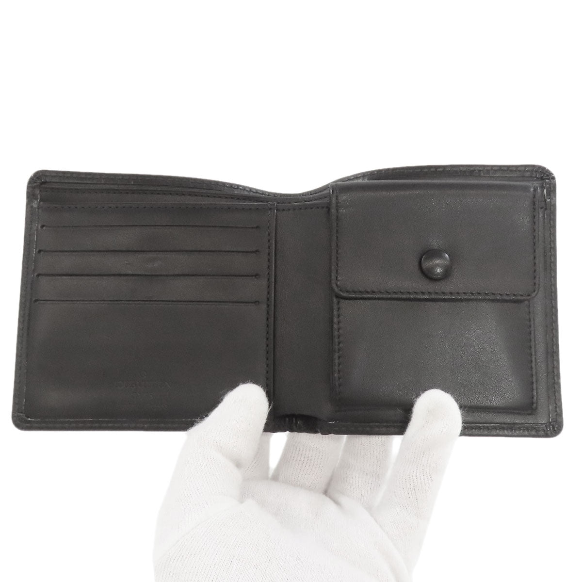LOUIS VUITTON Bifold Wallet M95991 Nappa leather black Portefeuille・Marco