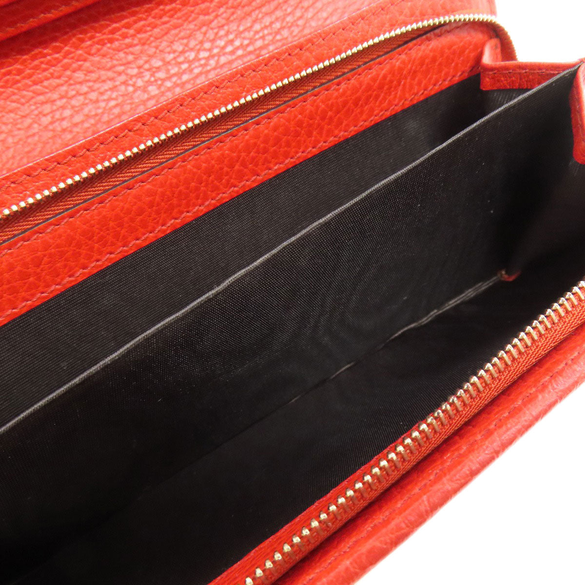 GUCCI Long Wallet Purse 354498 leather Red Swing